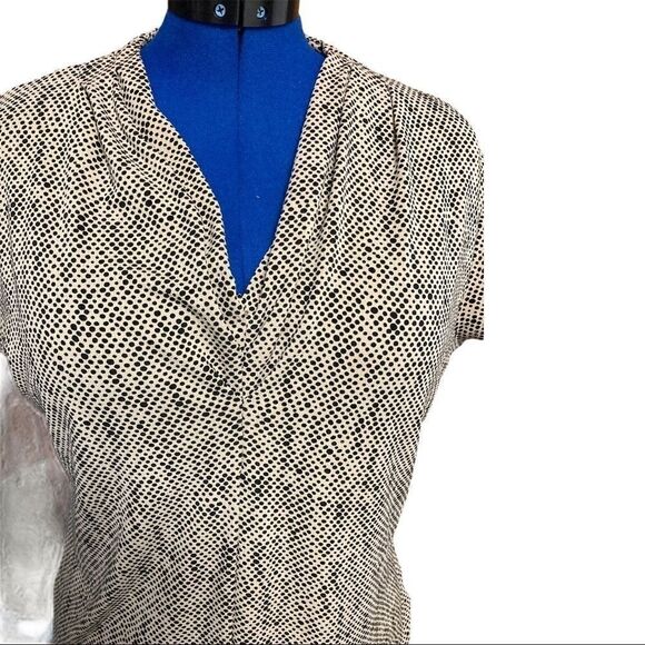 JACLYN SMITH, Black&Tan women’s top, Sz L‎ - Picture 3 of 13